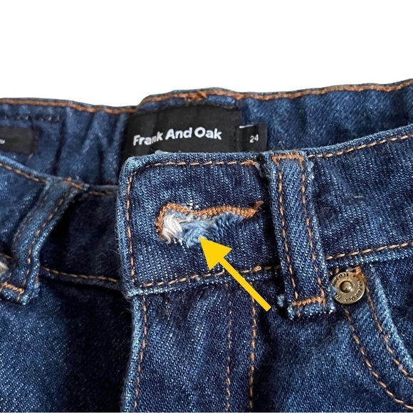 FRANK And Oak Stevie Tapered High Waisted Mom Jeans - Picture 7 of 16